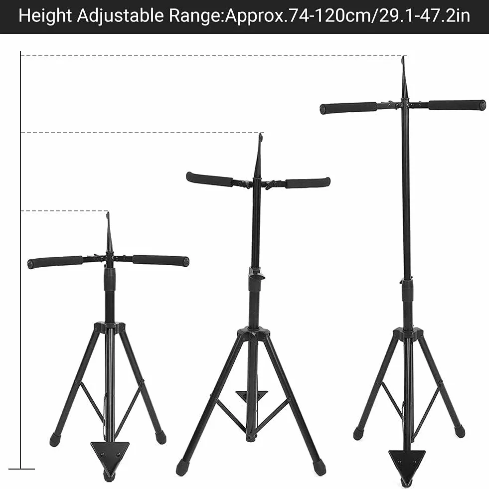 Ejoyous Soporte para Violonchelo y Violín, Plegable Trípode de Altura Ajustable, Acero Inoxidable, 4/4