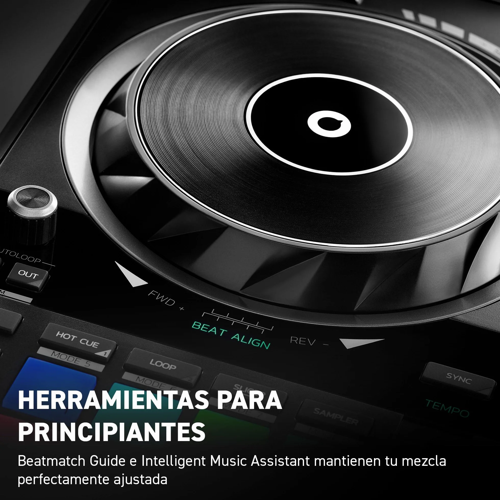 Hercules DJControl Inpulse 500 - Controladora de DJ USB de 2 decks para Serato DJ Lite y DJUCED