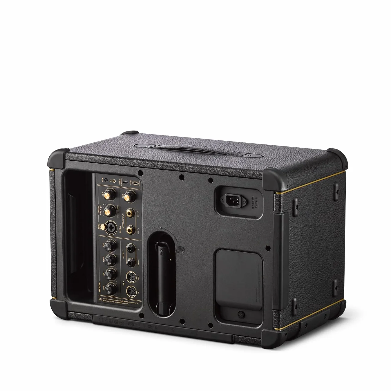 Positive Grid Spark LIVE, amplificador inteligente para guitarra, sistema de sonido PA de varios canales y altavoz Bluetooth todo en uno para guitarra, bajo, voz, teclados y más.