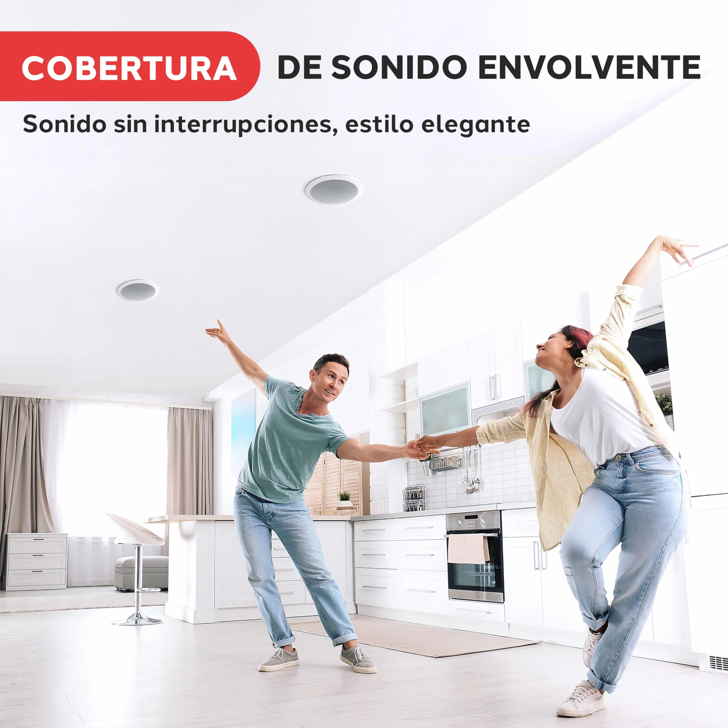 Pyle Altavoces Estéreo 10" 300W 2 Vías Empotrables Techo Pared 35Hz-20kHz