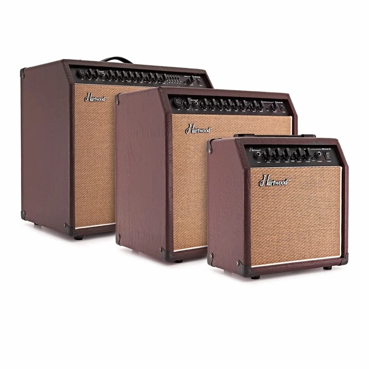 Hartwood Amplificador de Guitarra acústica de 15W con Chorus y Ecualizador de 3 Bandas