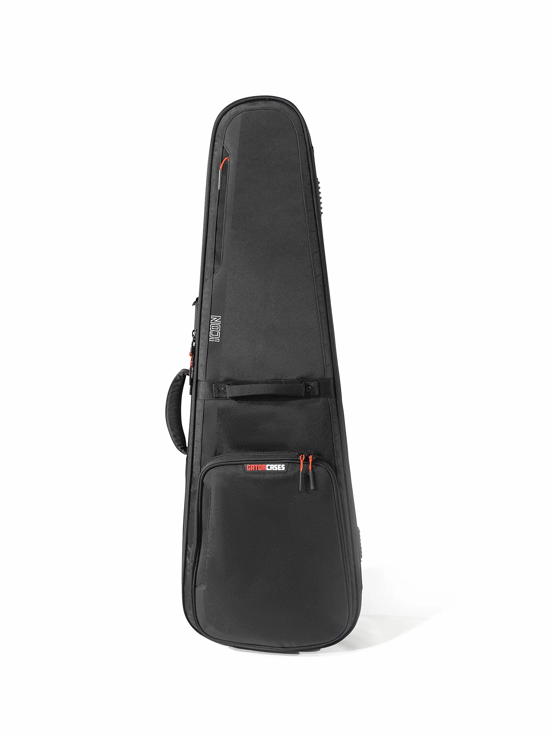 Gator Cases ICON Series Premium Gig Bag resistente a la intemperie para guitarras eléctricas con cremallera TSA; Negro (G-ICONELECTRIC)
