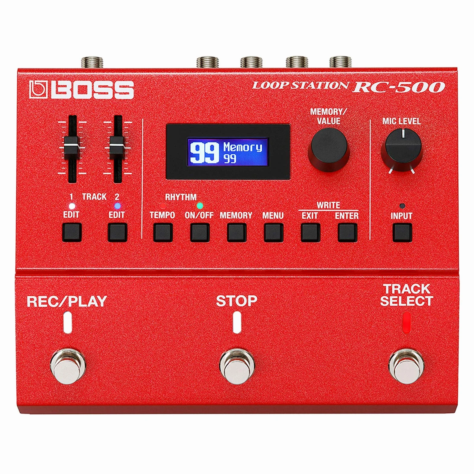 Boss RC-500 Loop Station Looper Pedal + cable de guitarra keepdrum 3 m