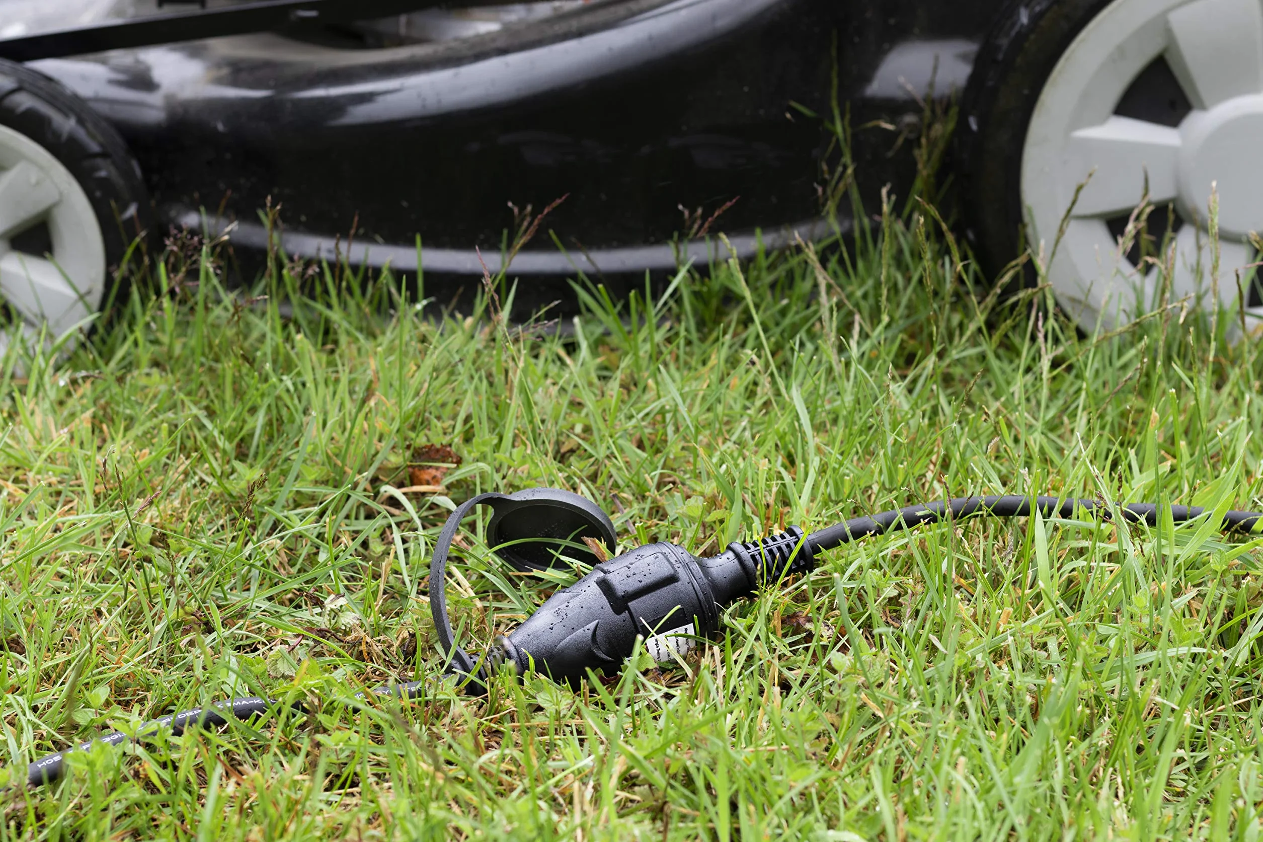 Alargador de cables Meister 25 m negro