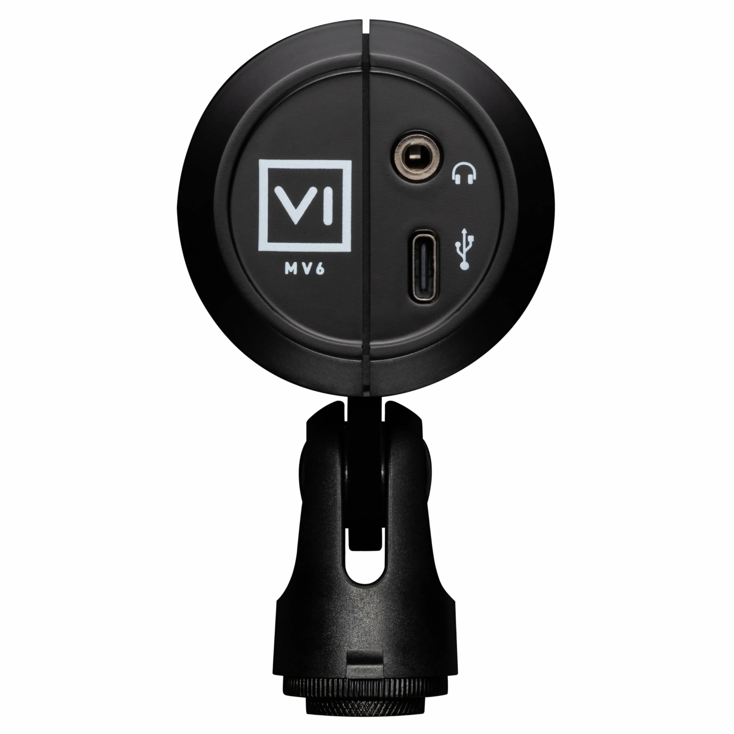 Shure MV6 Microfono par Juegos, Micrófono USB dinámico para PC para Juegos y Streaming - Soporte de Sobremesa de Base Redonda, Cancelación de Ruido de Fondo, Tap-to-Mute, 3.5mm Salida