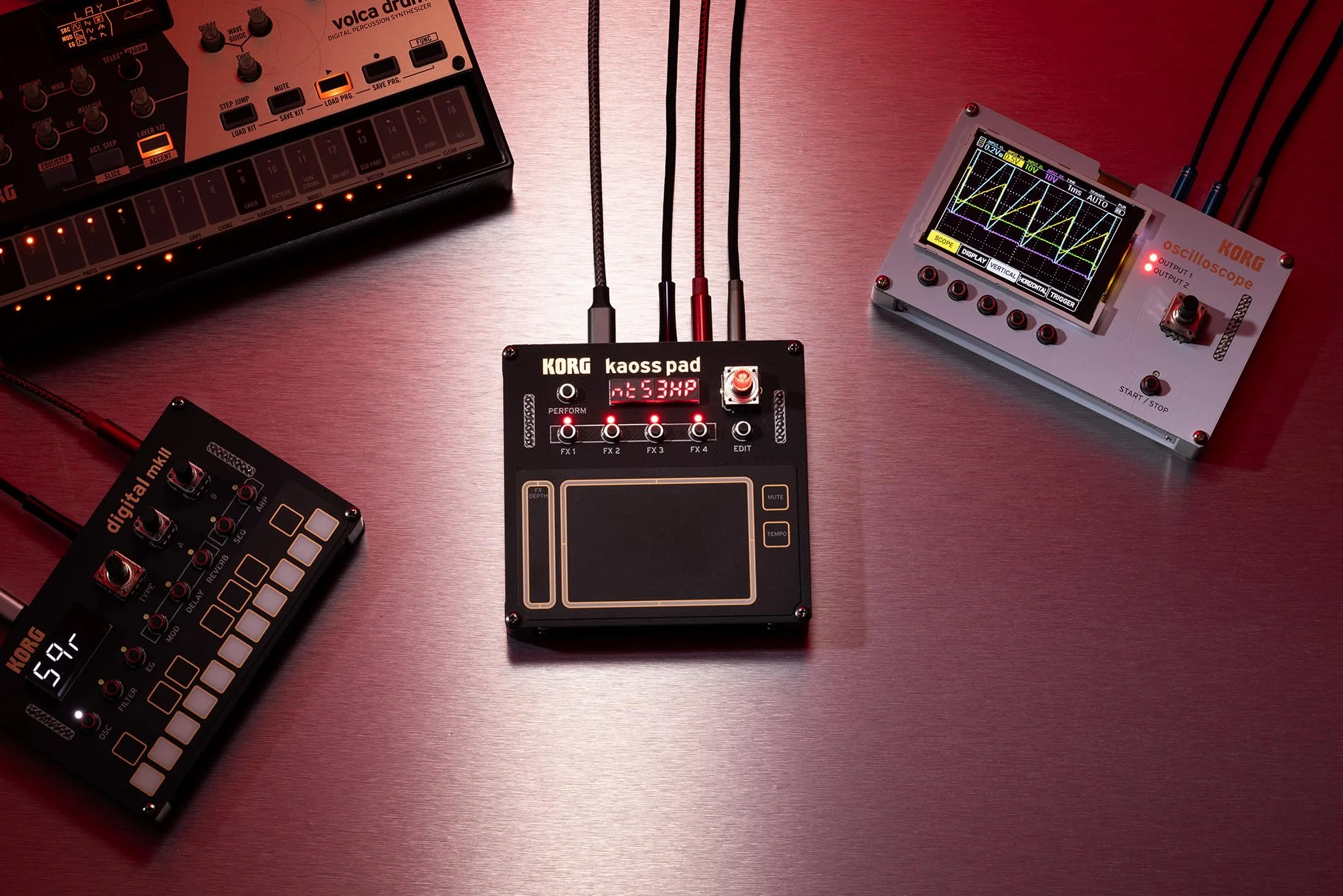 Korg Nu:Tekt NTS-3 KAOSS Pad DIY Kit - Sintetizador de Efectos Programable
