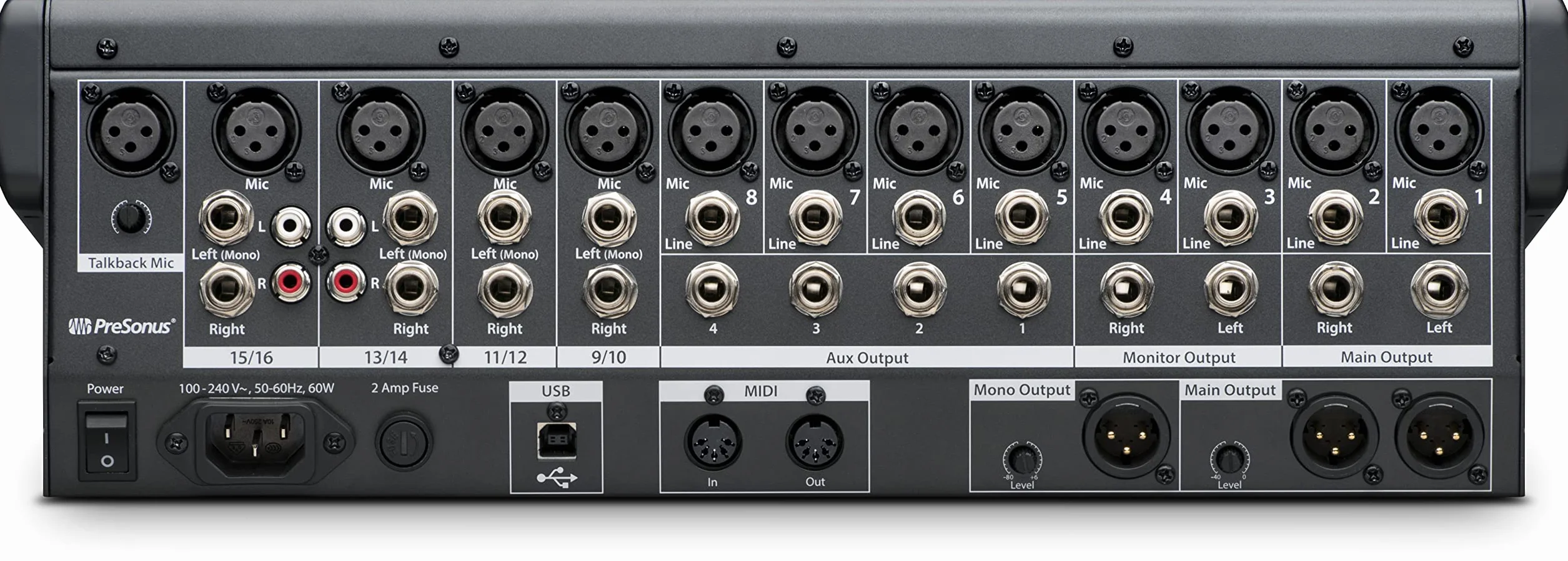PreSonus StudioLive 16.0.2 USB, Mezclador Digital para Actuaciones y Grabación
