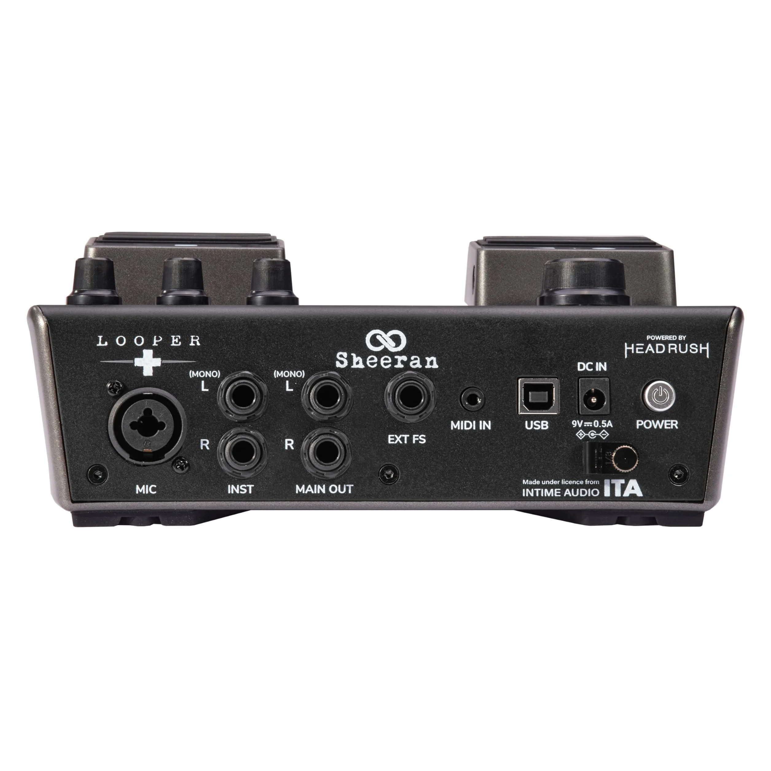 SHEERAN LOOPER + Pedal de Dos Pistas para Guitarra, Bajo, Teclado o Voces. Capacidad para 128 Loops, 4 Modos Looping, Display e Interfaz de Audio