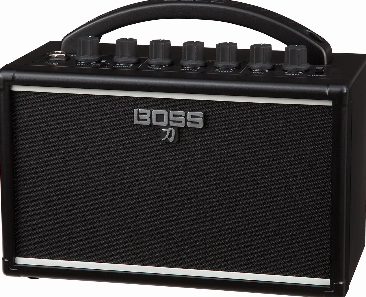 BOSS KTN-Mini Katana Draagbare Gitaarversterker, EEN compacte, overal MEE naartoe te nemen versterker Die werkt op batterijen - rijke en volle Sound