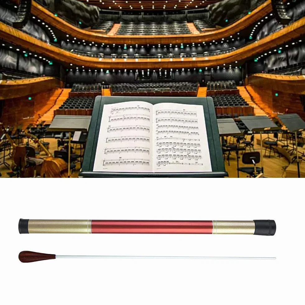 Batuta Musical, batuta de Director, Exquisita Mano de Obra Padauk Material Professional para Coral