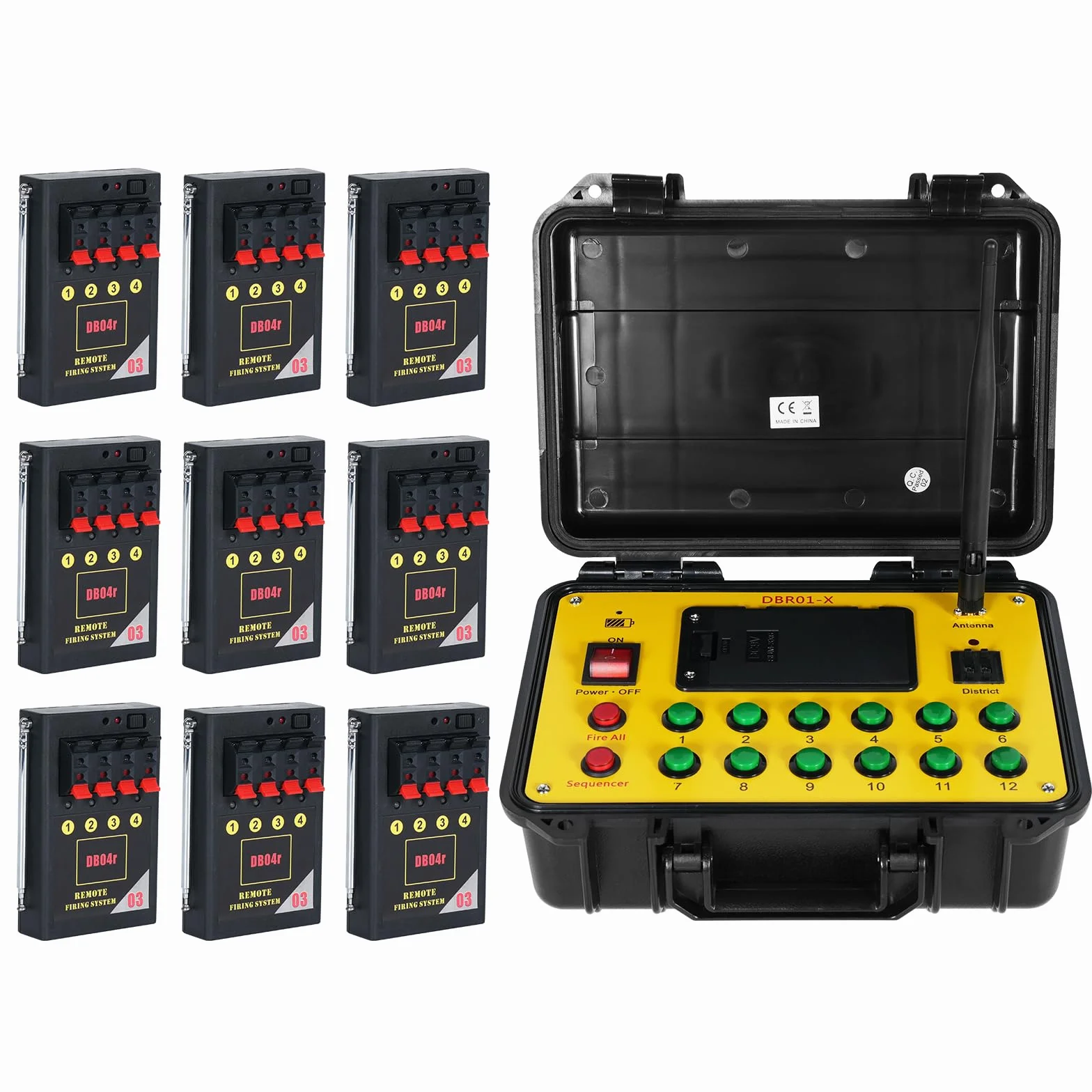 36 Canales de Control Inalámbrico, Sistema de Efecto de Escenario Inalámbrico para Equipos de Boda, Sistema de Encendido por Radio para Fuegos Artificiales, Fuente de Chispas, Gran Espectáculo, Fiesta