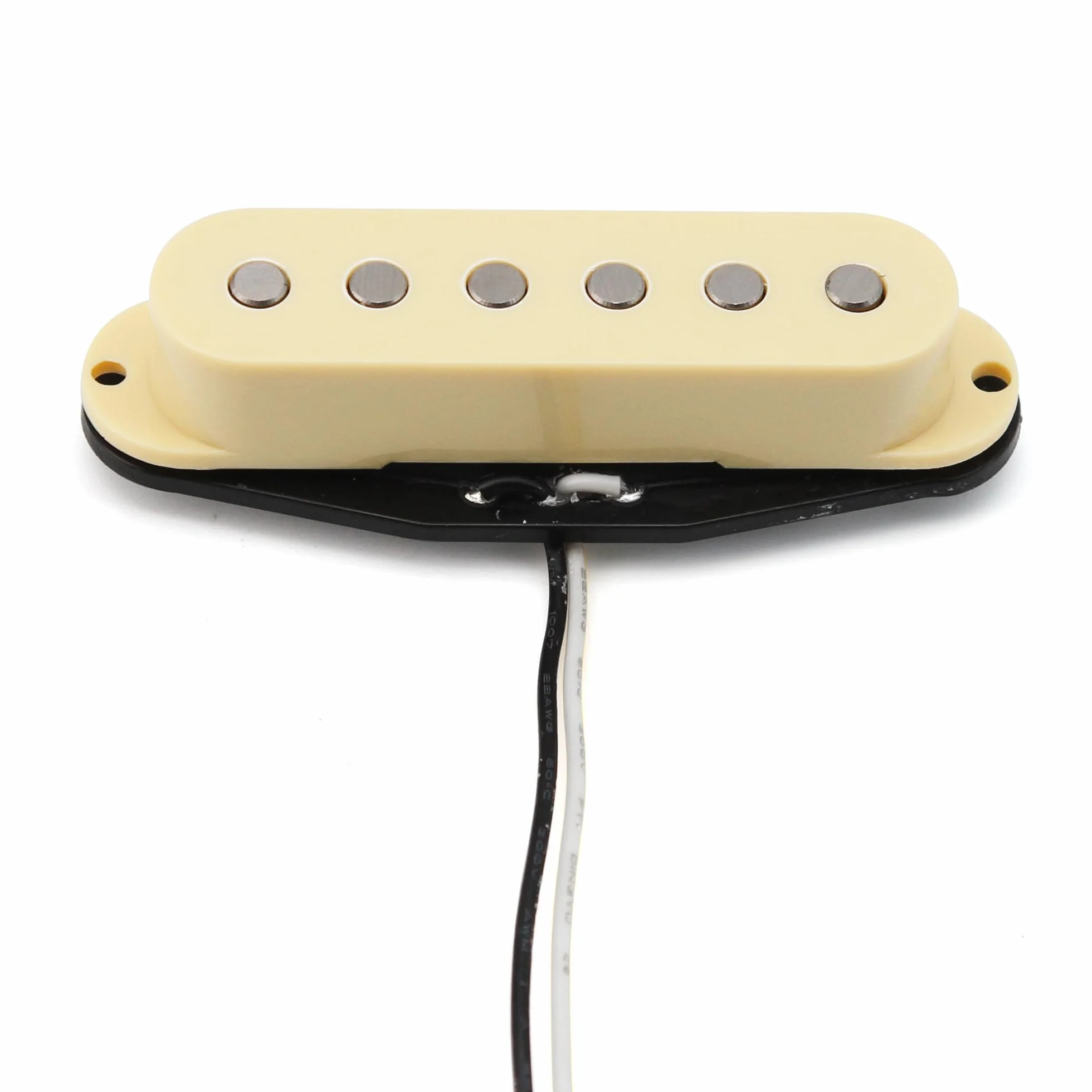 FLEOR Alnico - Juego de 5 pastillas de bobina simple y humbucker de alta ganancia, HSS N+M+B, color crema para guitarra estilo ST
