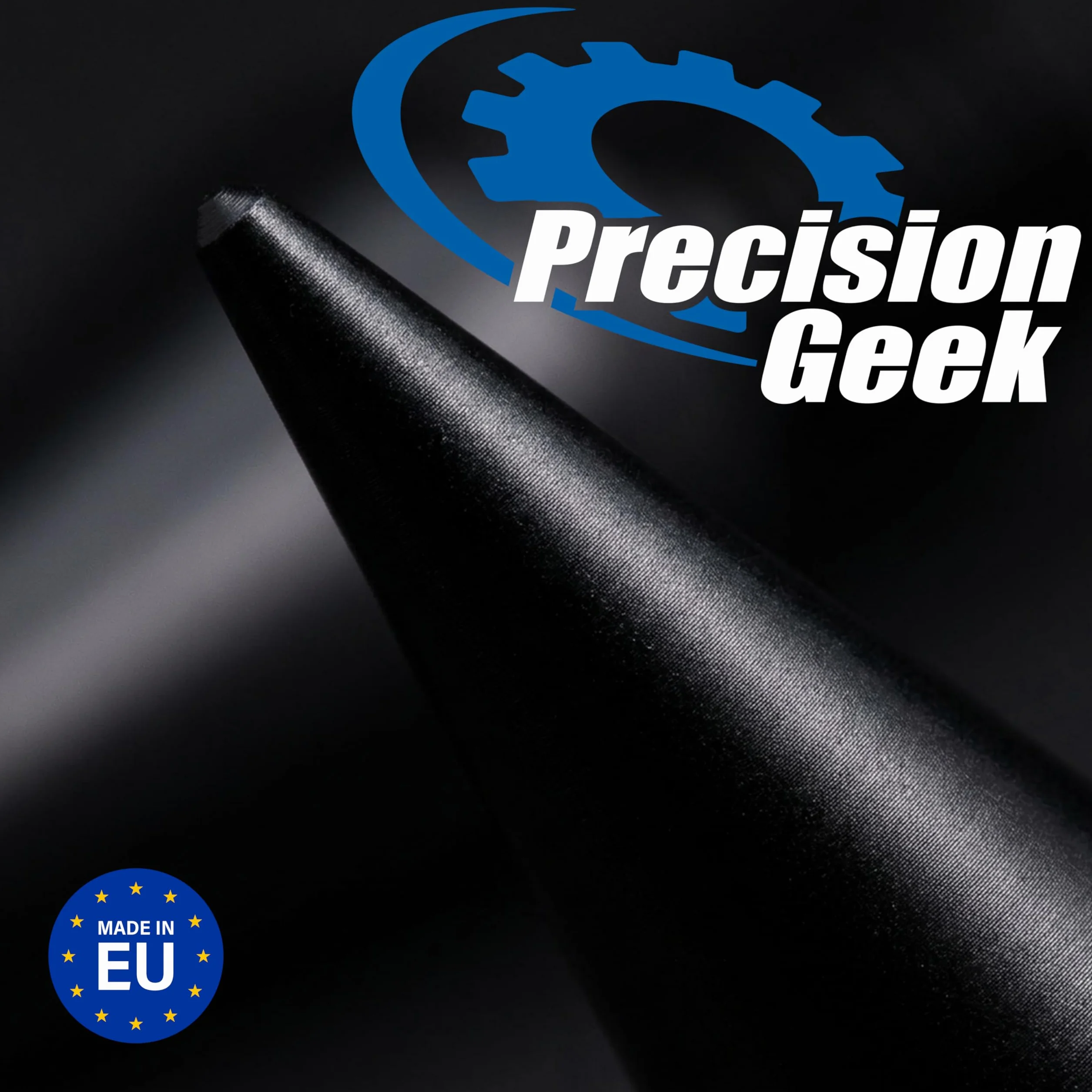 PrecisionGeek Aluminio anodizado Negro M8 Puntas/Spikes de desacople para Altavoces 4X