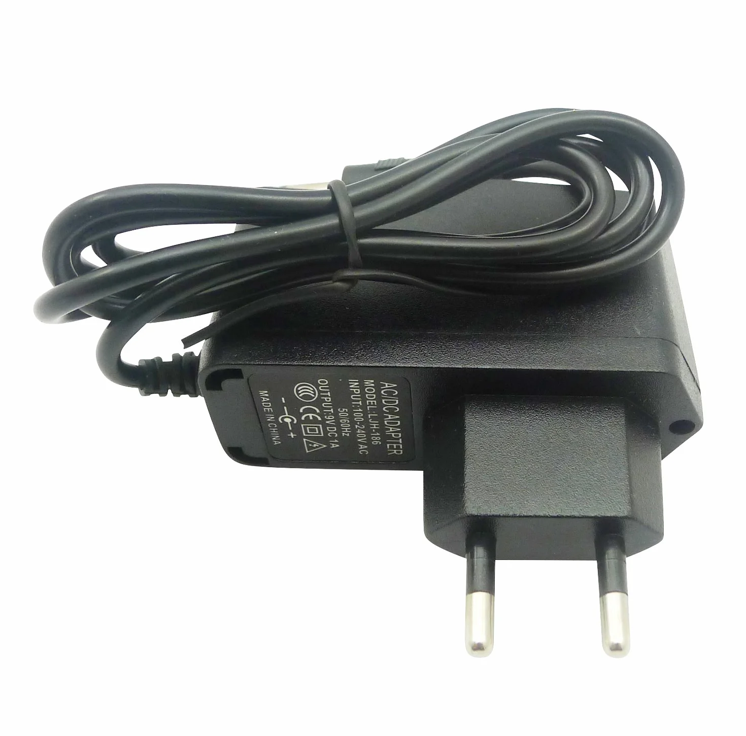 AC 100V-240V Adaptador convertidor DC 9V 1A Cargador de la Fuente de alimentación EU Enchufe para Arduino