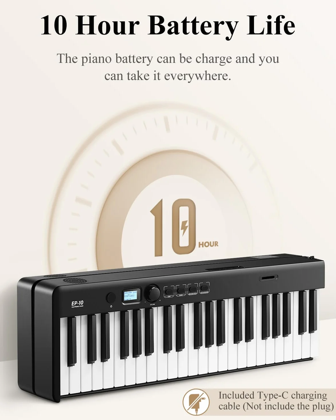 Eastar EP-10 88 Keys Fold Piano