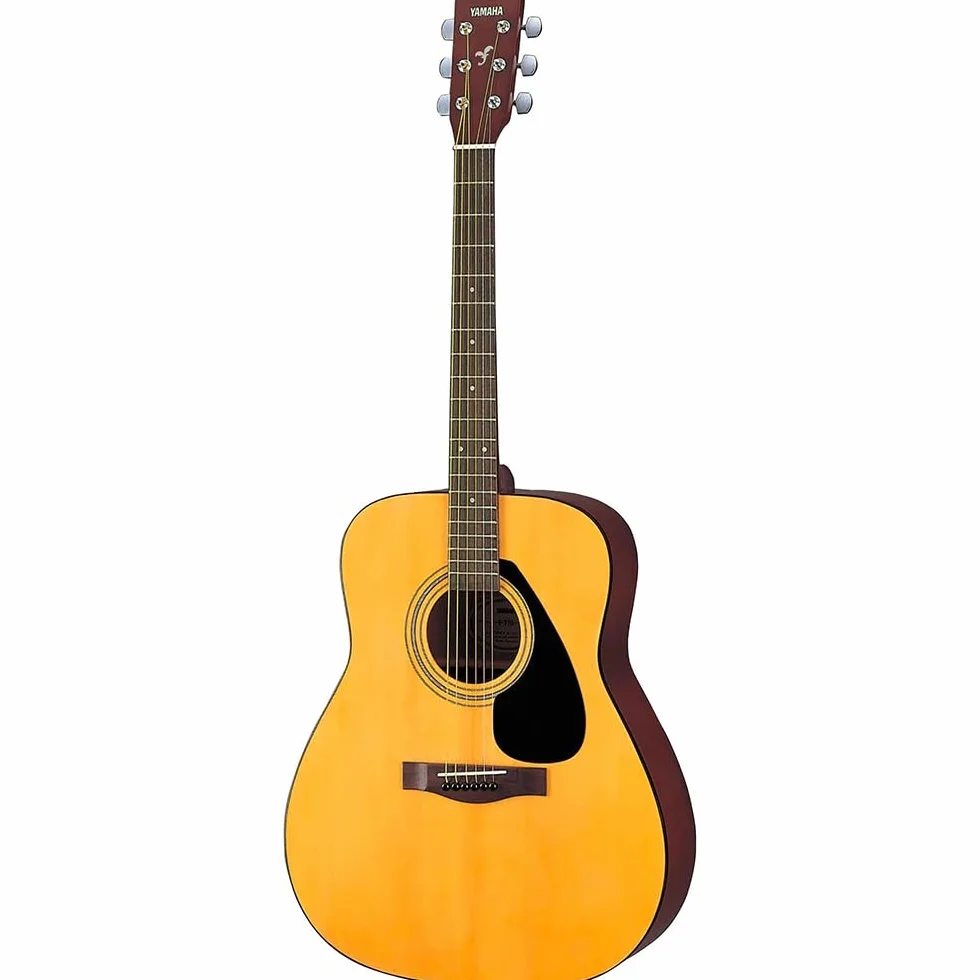 Yamaha F310P - Kit de guitarra clásica, color marrón y amarillo + Accesorios