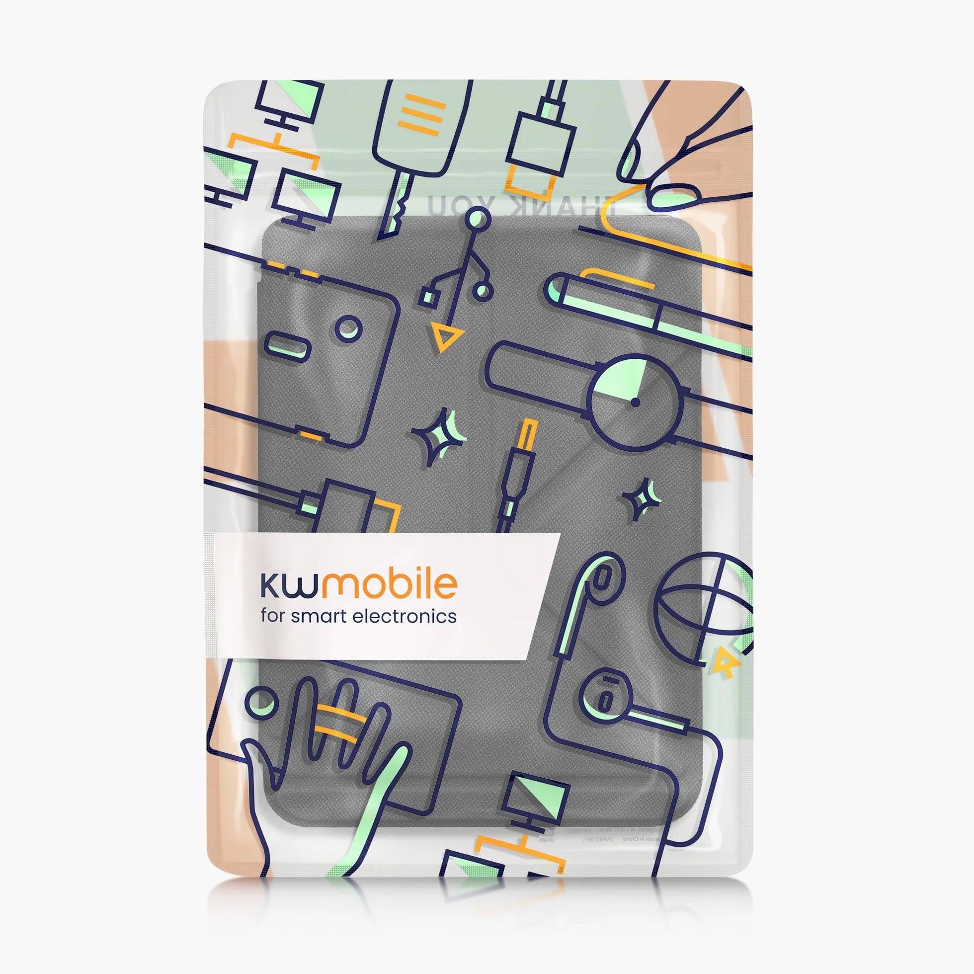 kwmobile Carcasa Compatible con Kobo Clara BW/Colour Funda con Soporte - Negro