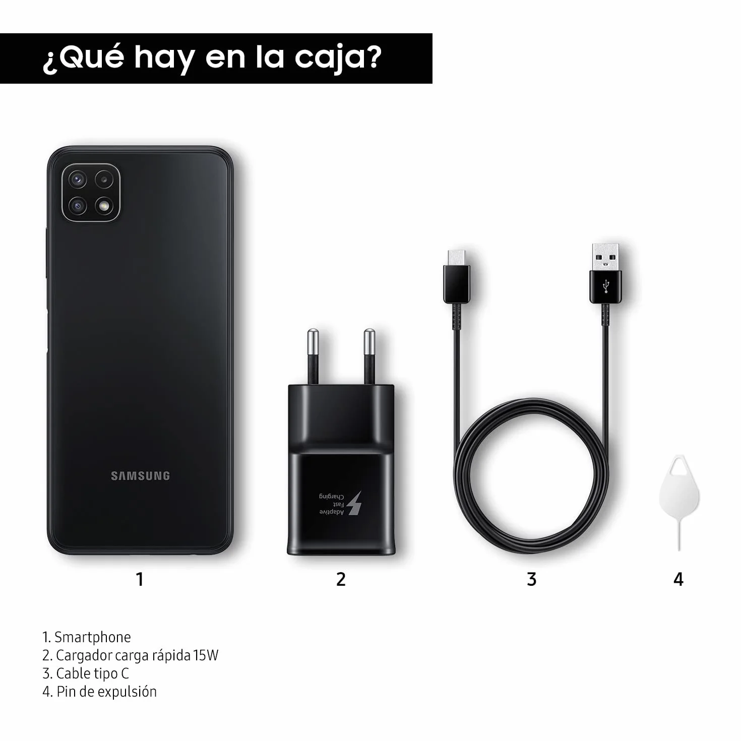 Samsun Galaxy A22 5G Teléfonos móviles 128GB 6.6 Zoll (16.8cm) Dual-SIM Android 11 Gris (Reacondicionado)