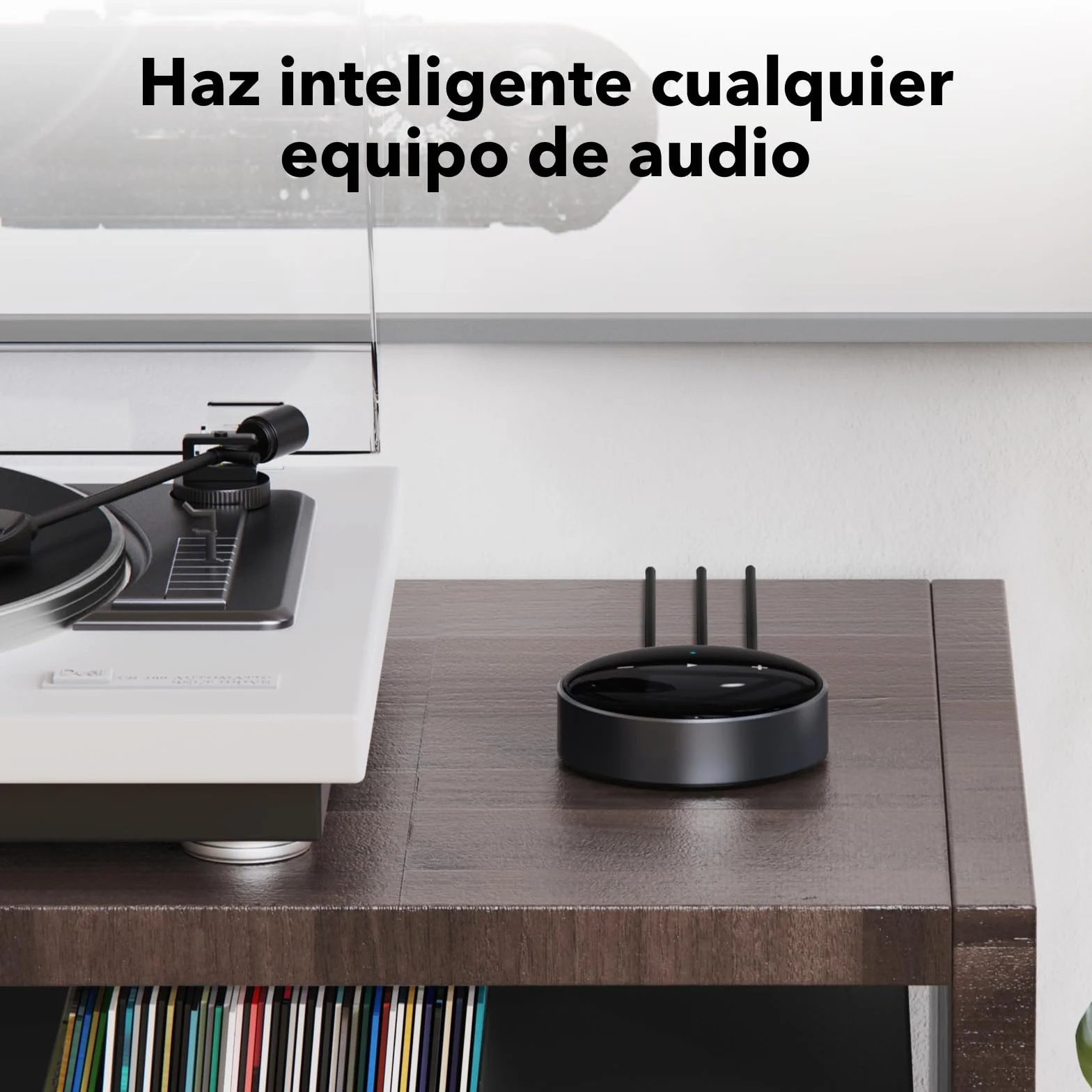 WiiM Mini – Reproductor de Audio AirPlay 2 inalámbrico, estéreo multiroom, preamplificador, Compatible con Alexa y Siri, transmite hi-Res Desde Amazon Music, Tidal y más