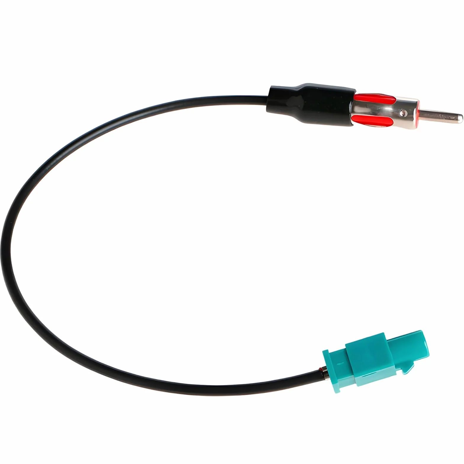 Adaptador Antena Radio Coche, Cable FAKRA Macho a DIN para Antena Coche Universal - Compatible con Audio Estéreo y Reproductor Multimedia