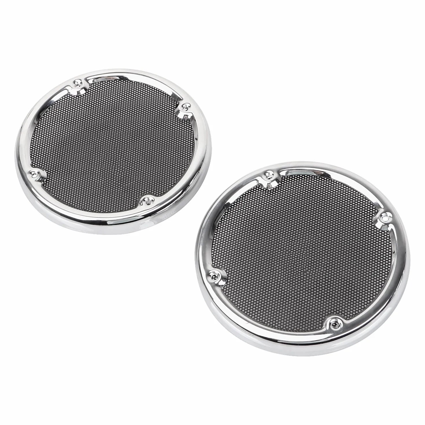 Accesorios de rejilla de altavoces traseros decorados con altavoces Tour Pak para Harley Touring Electric GLIDE flhtc 1996-2013 Street GLIDE flhx 2006-2013, rejilla negra de cromo