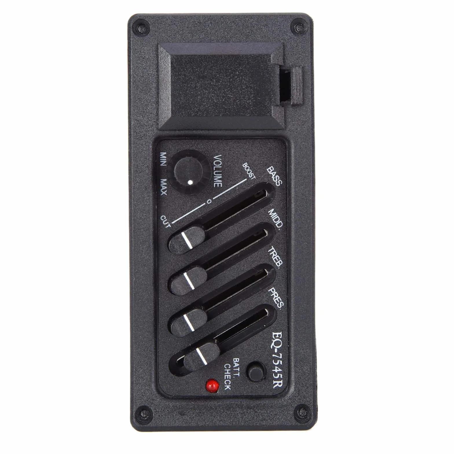 Pastilla de guitarra clásica 7545R, pastilla de guitarra acústica, control de volumen de 4 bandas para guitarras clásicas Guitarra acústica Guitarras populares