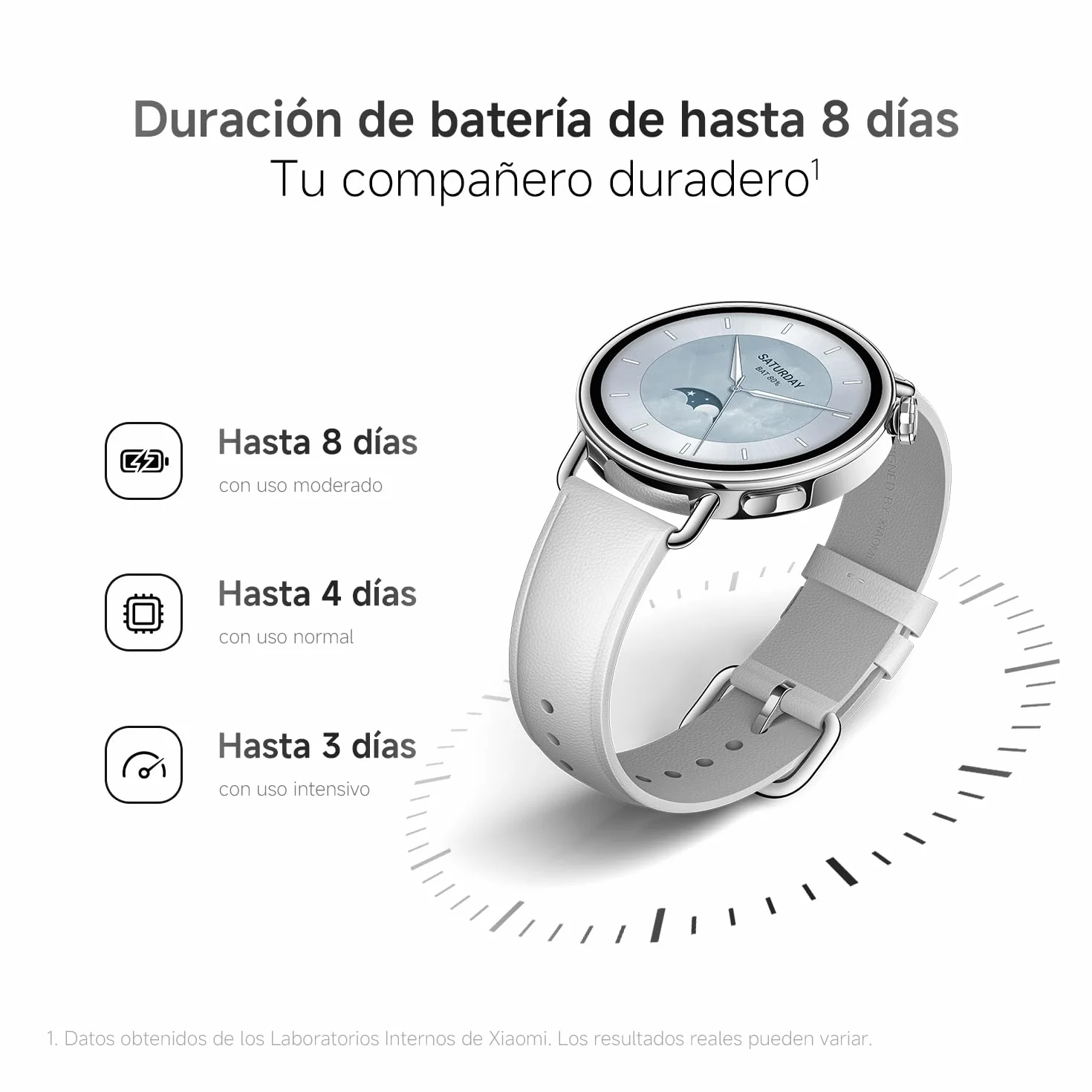 XIAOMI Watch S4 41mm, Smartwatch, Diámetro de 41 mm, Cuerpo Ultraligero de 32g, Pronóstico Menstrual, 150+ Modos Deportivos, Funciones de Seguridad, HyperOS 3, Correa de Goma fluorada (Verde)