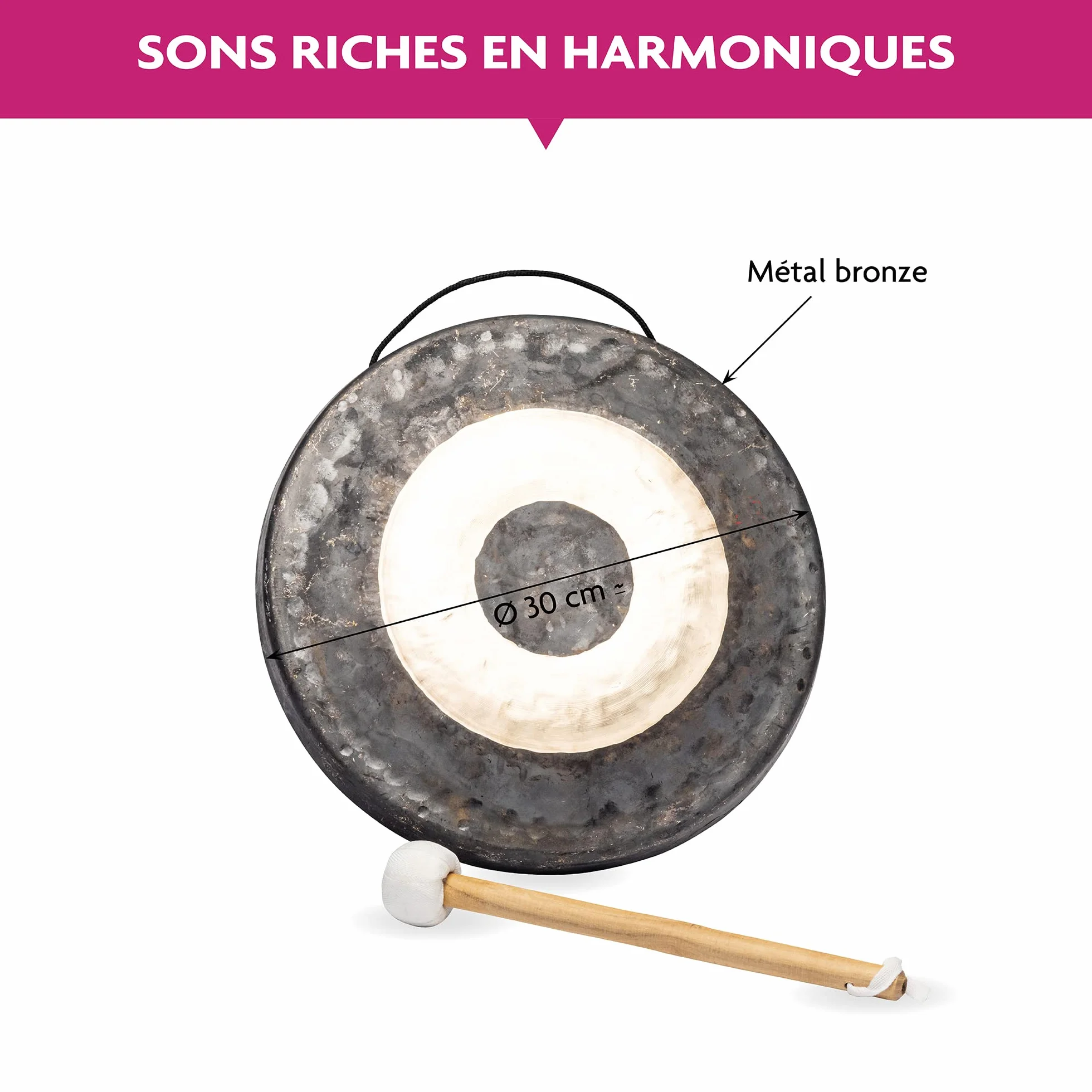 Fuzeau 9548 Gong Chinese 30 Cm