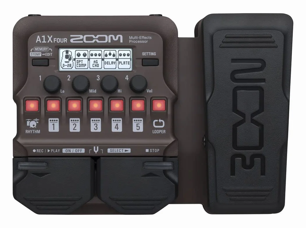 Zoom - A1X FOUR - Pedal multiefectos para guitarra acústica