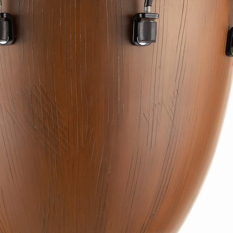 Meinl Percussion Djembe (todo tipo de clima) con carcasa sintética y cabeza, serie Alpine — NO fabricado en China — Tamaño mediano de 30,48 cm sintonizado mecánicamente, 2 años de garantía (ADJ12-BW)
