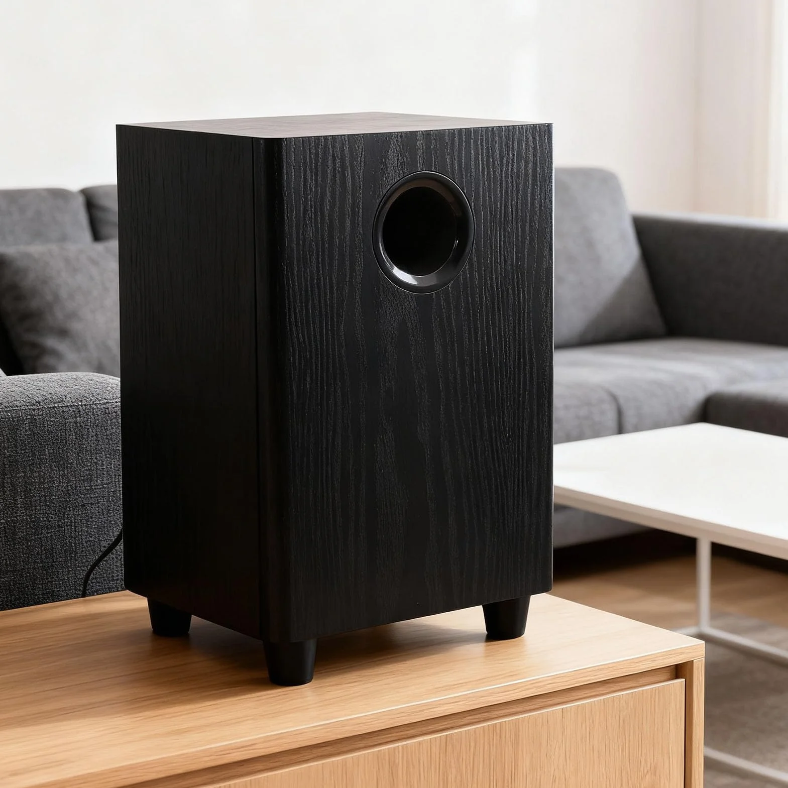 Subwoofer pasivo, Altavoz de subwoofer pasivo Independiente de 100 W y 6,5 Pulgadas, subwoofer de Cine en casa Plug and Play para Fiestas y Audio en el hogar