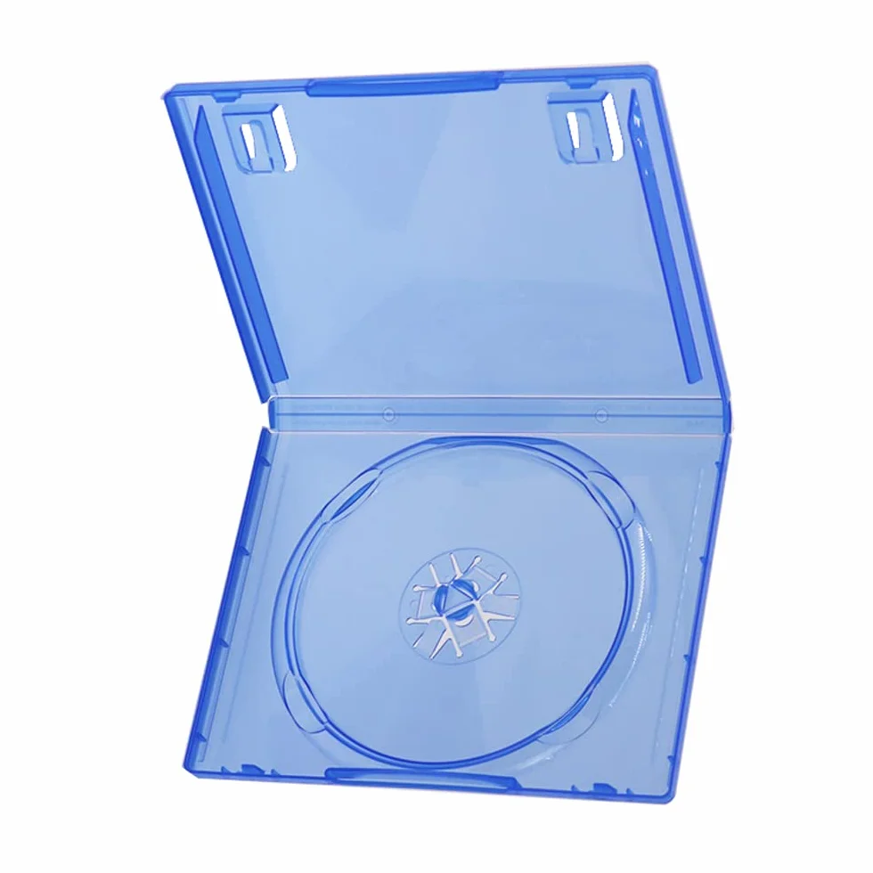 Genérico Caja Porta-CD Azul para PlayStation 5 (PS5) - Estuche de Repuesto para Disco Individual con Soporte Seguro para Juegos de PS5 - Solución Compacta y Ligera de Protección para Discos
