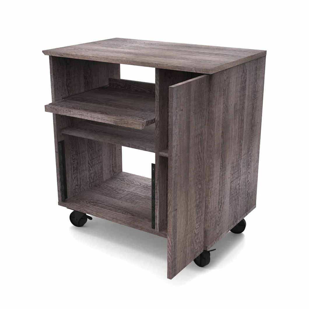 Glorious Modular Side Rack Walnut - Expansión para Racks de mesas de Estudio