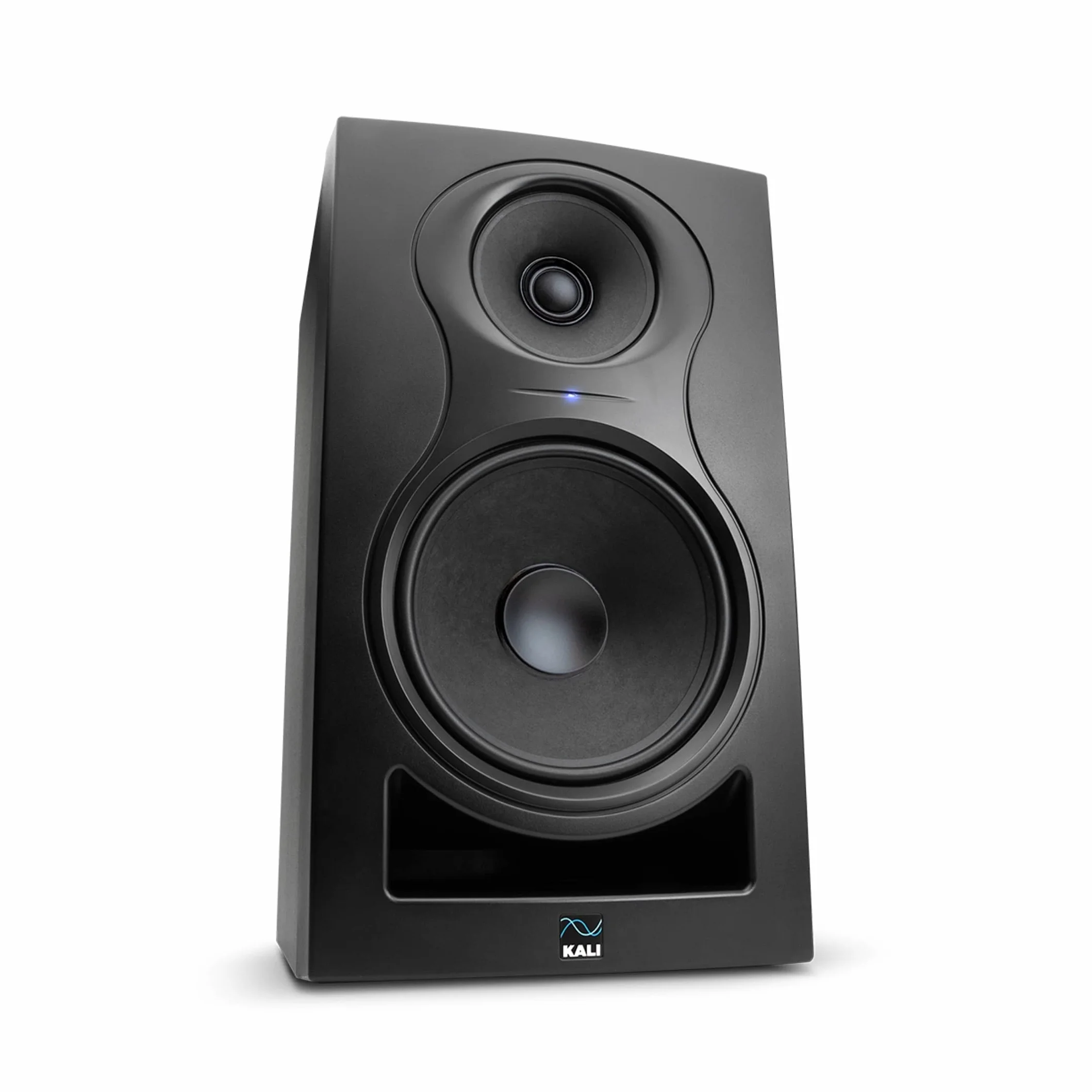 Kali Audio IN-8 2nd Wave Monitor de campo cercanocon medios coaxiales/tweeter (sistema Bass Reflex, baja distorsión y sonido transparente, ajustes de ecualización de límite, 140 vatios), negro