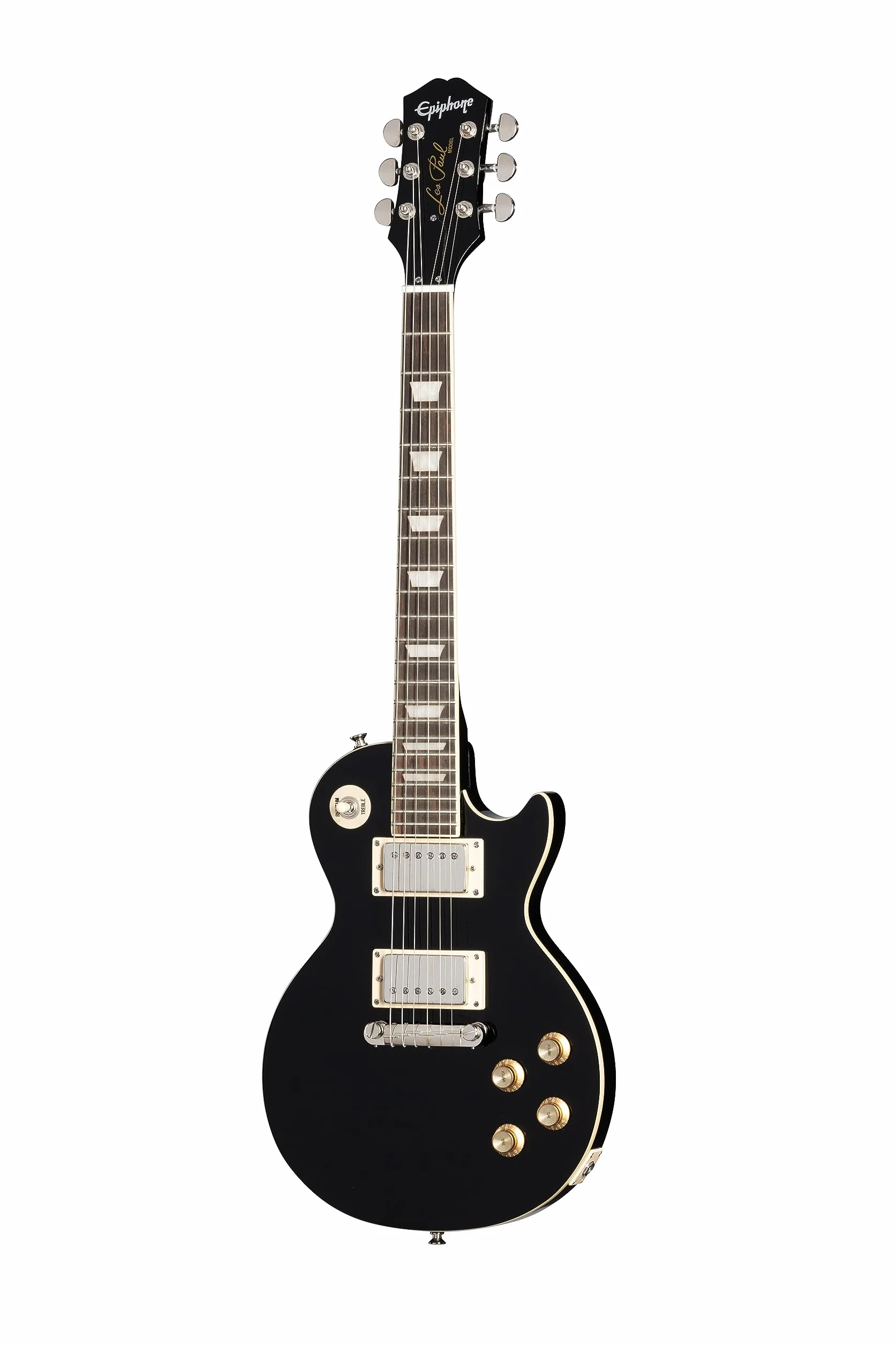 Epiphone Power Player Les Paul, tamaño juvenil 3/4, ébano oscuro con bolsa