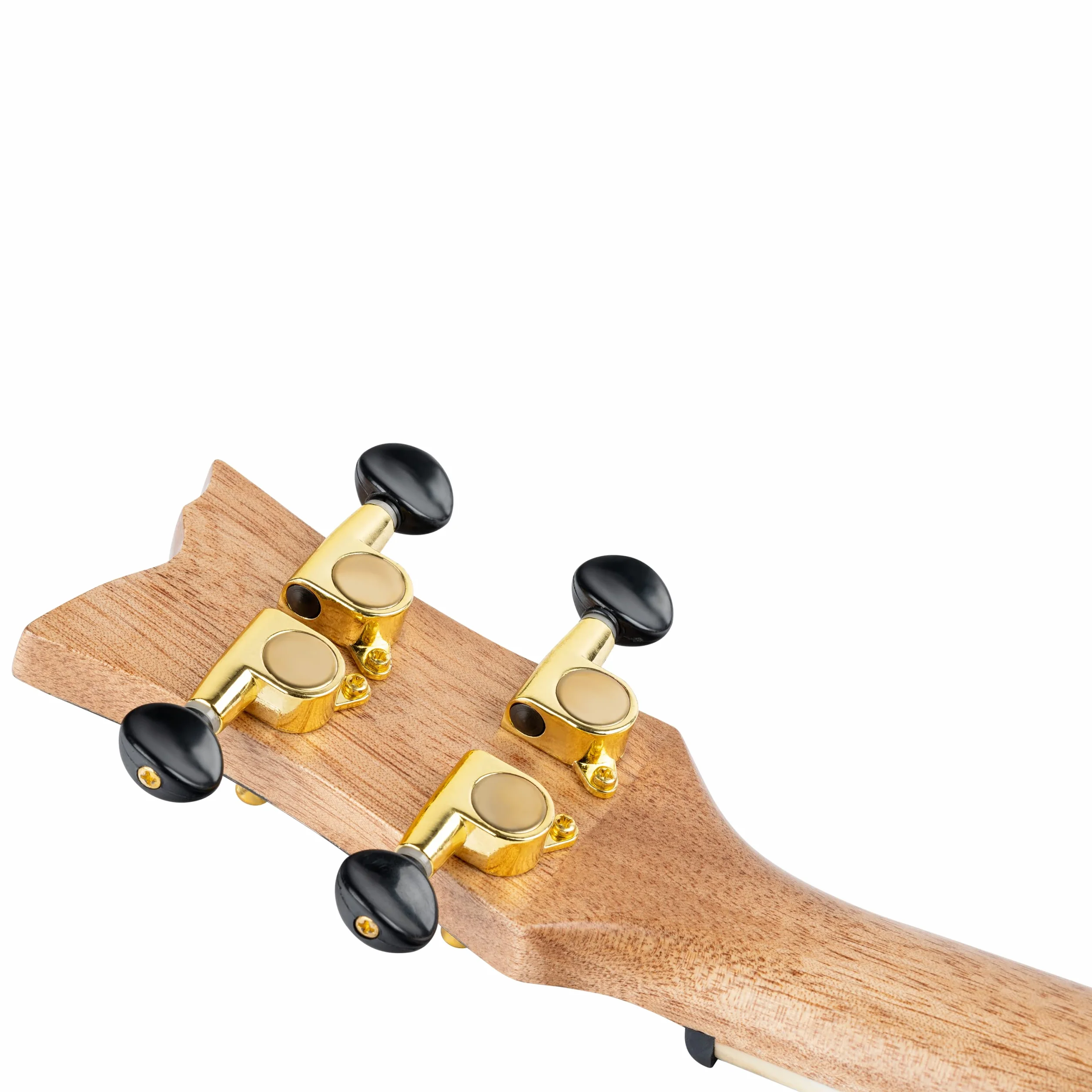 Ortega Guitars Ukelele de Concierto negro - Serie Element - incluye Deluxe Gig Bag - abeto/catalpa (RUEL-MBK)