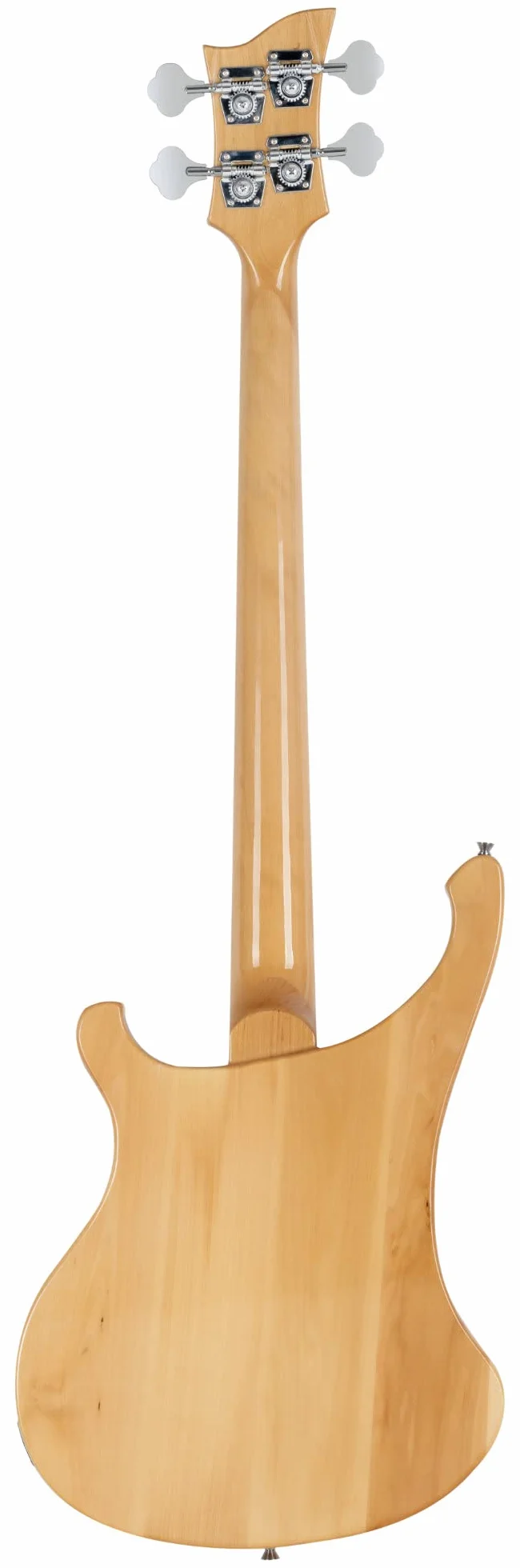 Rocktile Pro RB-400N Lumberjack Bajo Eléctrico Super Set - Bajo Eléctrico Longscale de 4 Cuerdas - Incluye Amp, Funda, Afinador, Correa, Soporte, Cable y Escuela - natural