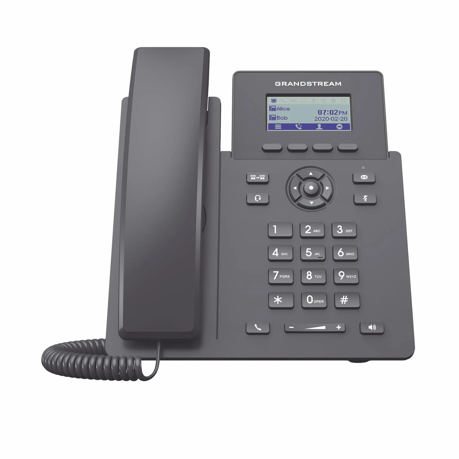Grandstream Networks GRP2601 IP Phone Black 1 Lines LCD