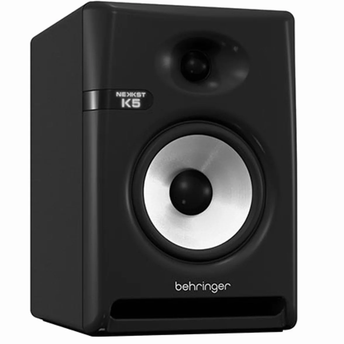 Behringer NEKKST K5 Monitor de estudio biamplificado de 5" para audiófilos con tecnología avanzada de guía de ondas