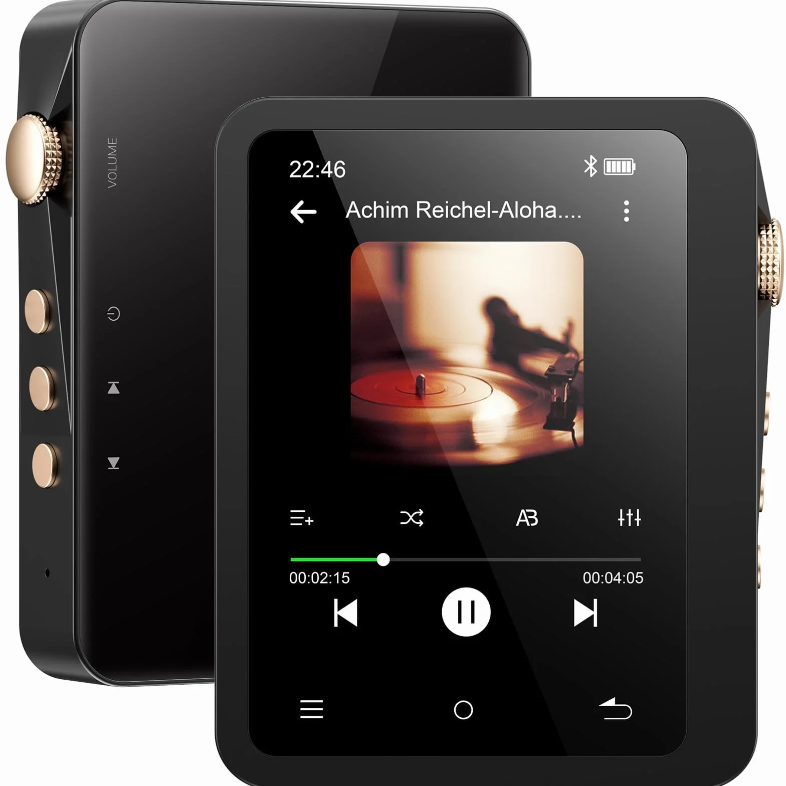 MECHEN M33 Reproductor MP3 Bluetooth 128GB Hi Res DSD DAC FLAC 192Khz/24bit Pantalla Táctil USB C