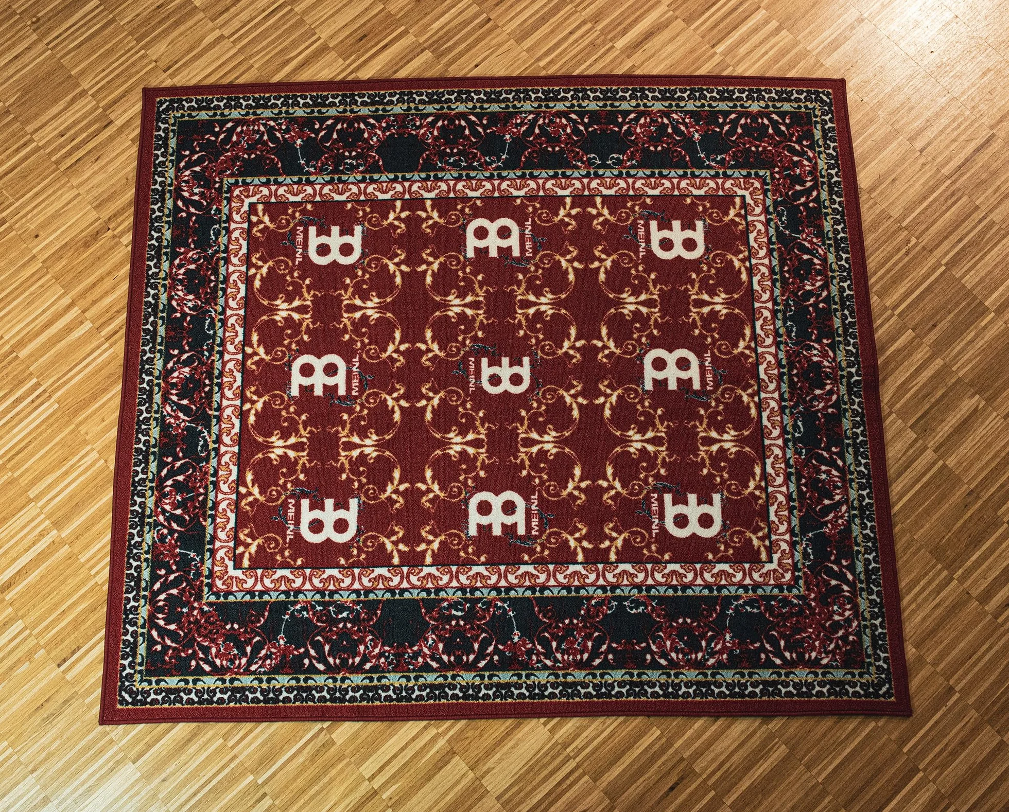 Meinl MDRS-OR - Alfombrilla para batería (tamaño pequeño, 1,6 x 1,4 m), color negro