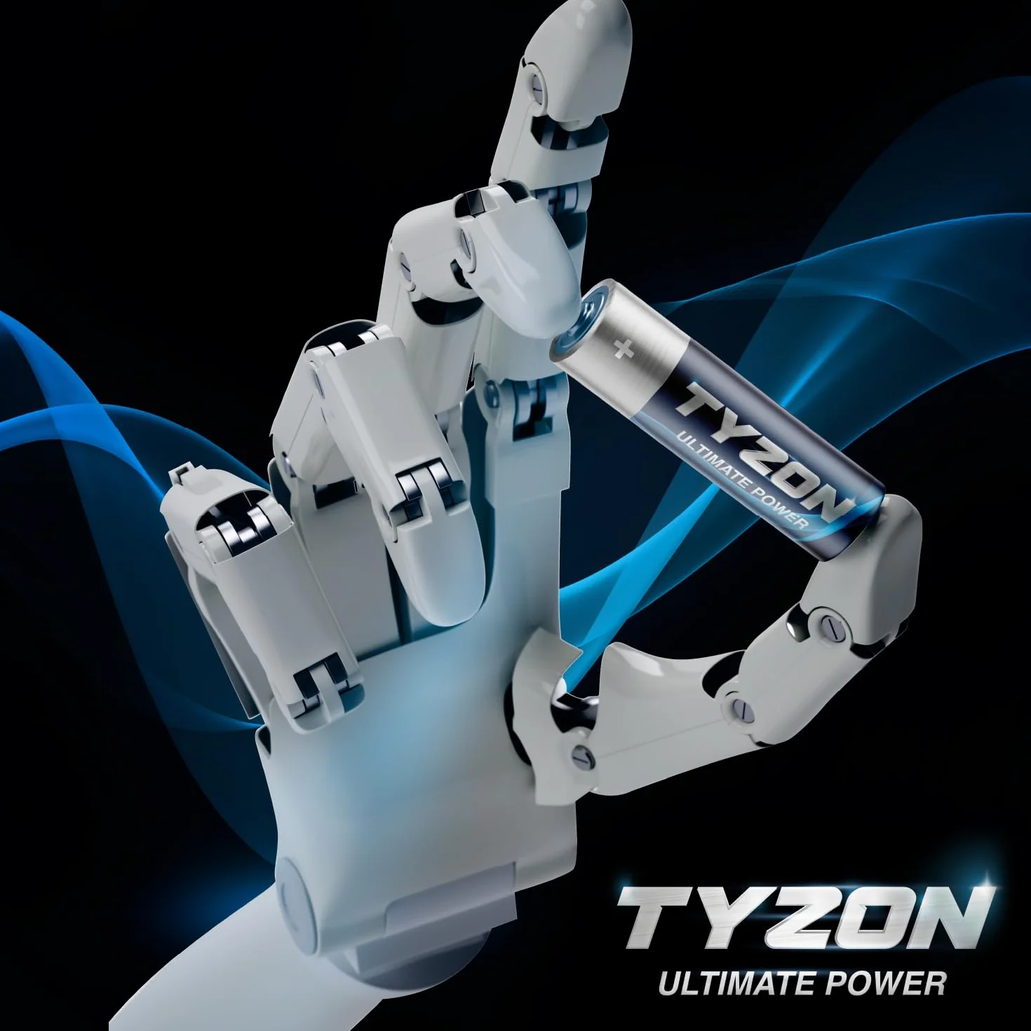 Tyzon Pilas AA Alcalinas 1,5 V, Pack de 40