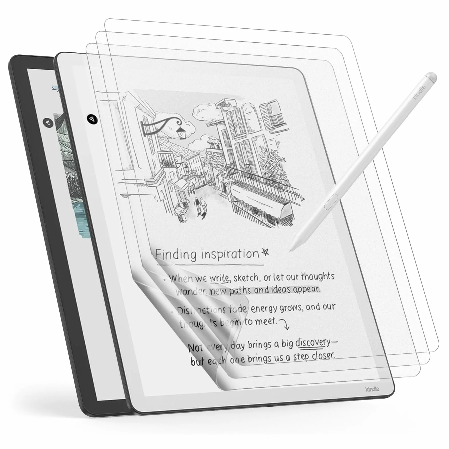 MoKo 2 Pack Antirreflejos + 1 Pack Tipo Papel Protector de Pantalla para Kindle Scribe 3rd Generation 2025 11" Mate PET