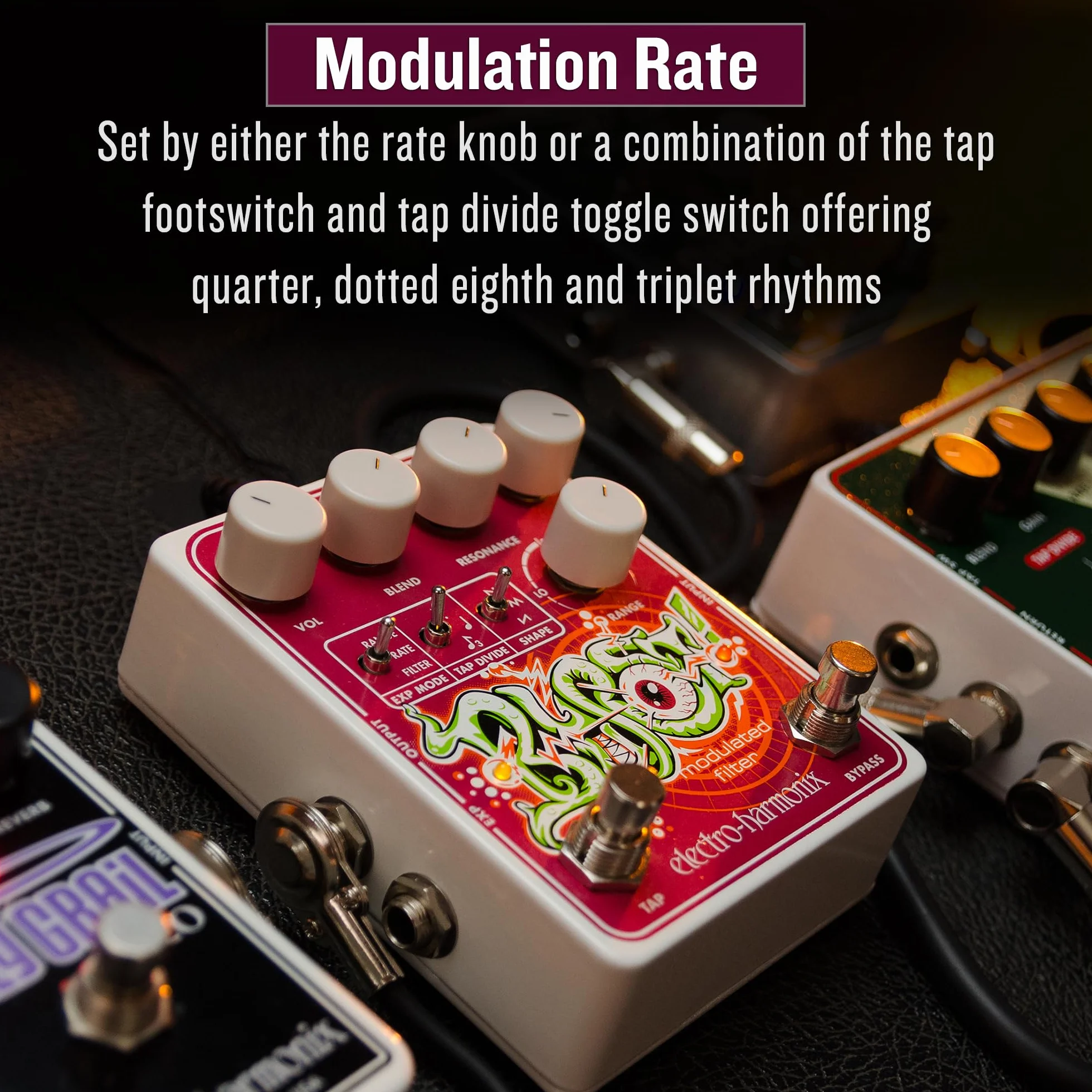 Electro Harmonix 665080 efecto de guitarra eléctrica con sintetizador Filtro blurst