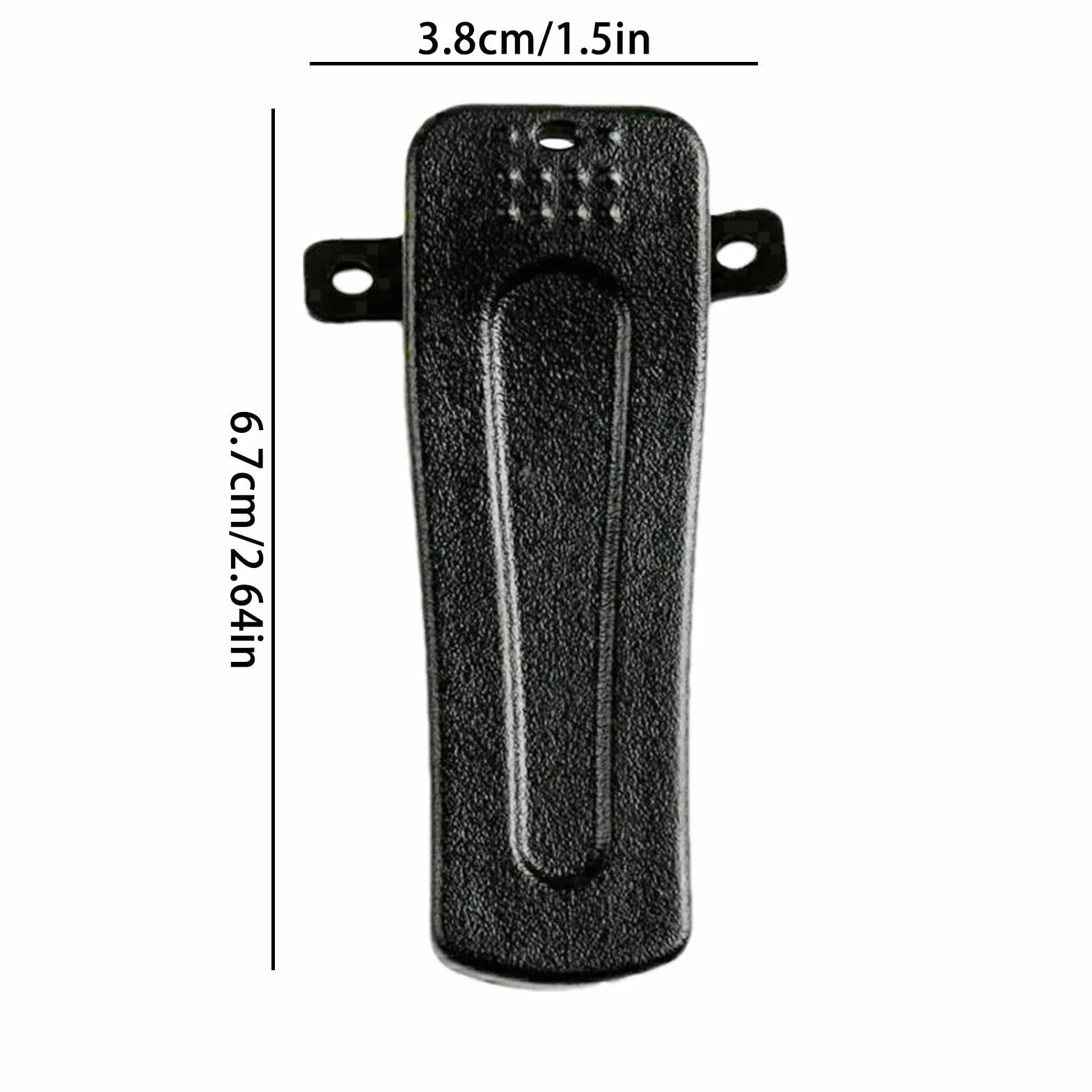 Clip Fijo de Repuesto para Walkie Talkies, Ligero para Logística Construcción Seguridad