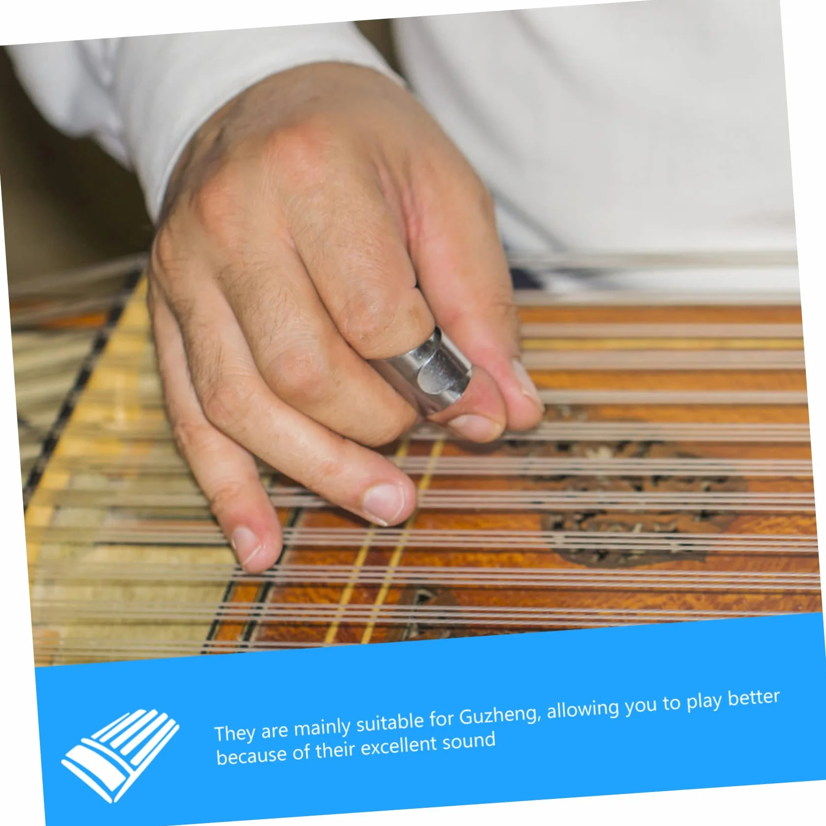 Levemolo 10 Piezas de Cuerdas de Metal B para Guzheng Chino, Cuerdas Acústicas Multifuncionales Tonos Extraordinarios y Sonidos Hermosos, Ideales para Reemplazo