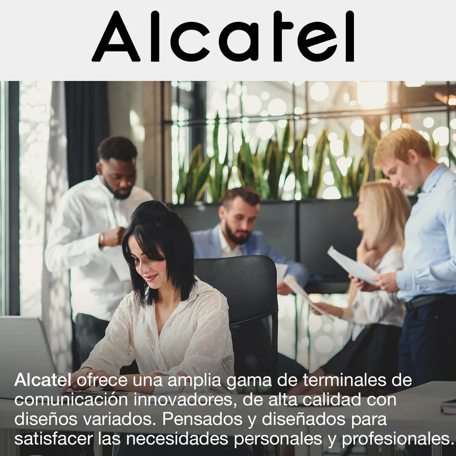 ALCATEL Temporis 180 PRO Teléfono profesional con cable Blanco