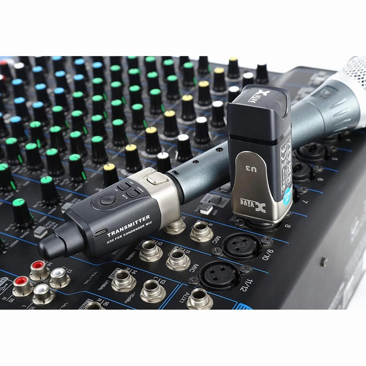 Xvive U3C Sistema inalámbrico Profesional para micrófonos de Condensador, con emisor y Receptor.