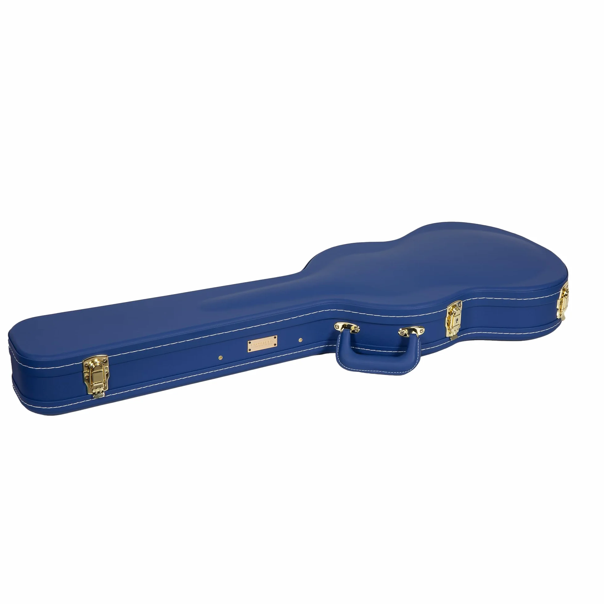Crossrock Designer Series CRW520SGVB - Maletín de Madera para Guitarras eléctricas Gibson SG (Cerradura de Seguridad, Patas metálicas), Color Azul, Azul Luminoso, SG, S