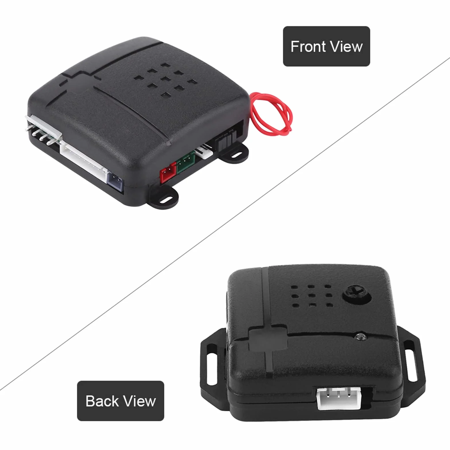 Sistema de Seguridad para Automóvil, Sistema de Protección de Seguridad de Alarma de Automóvil Universal Entrada Sin Llave con 2 Controles Remotos Sirena